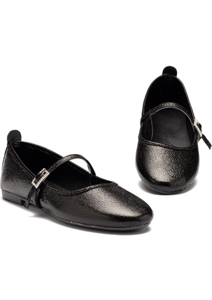 Kadın Babet Bantlı Kemerli Hafif Rahat Şık Iş Ofis Günlük Ayakkabı