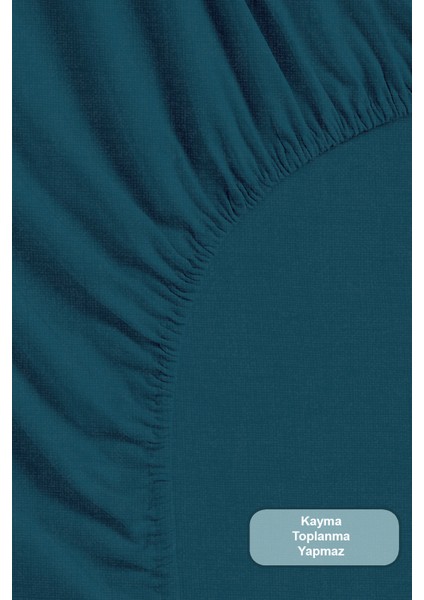 Riva Nevresim Takımı Çift Kişilik Fitted Lastikli (200X220 Cm) Yeşil