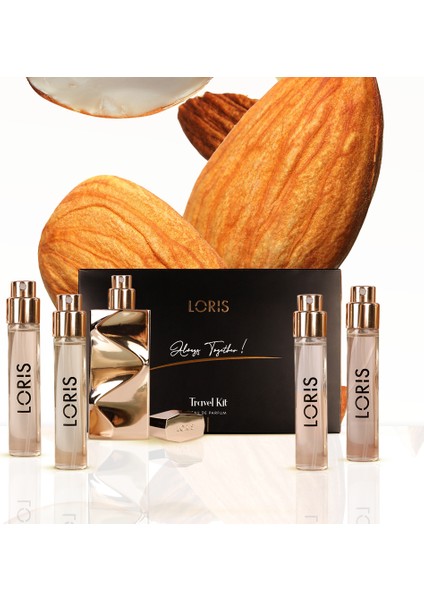 Almond Coffee Unisex Travel Kit 10 Ml- 5 Li