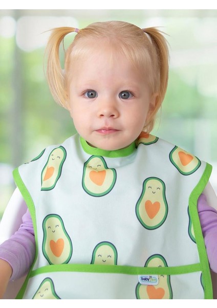 BabyJem Baskılı BLW Kolsuz Önlük 788 Avokado indirimleri