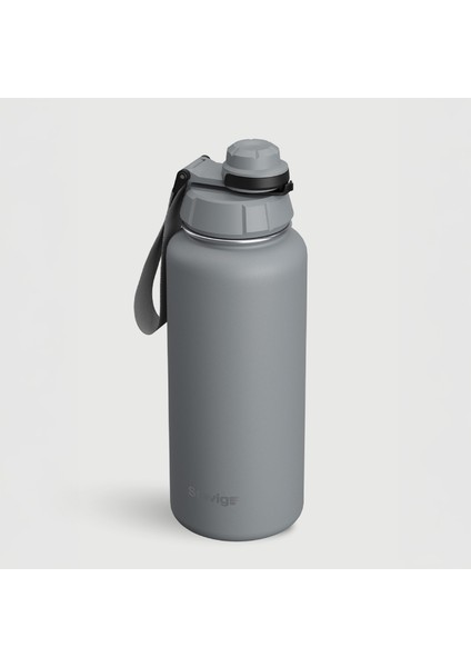 1 Hand Leak-Proof Sızdırmaz Çelik Termos 1000 Ml Grey St-214 modelleri