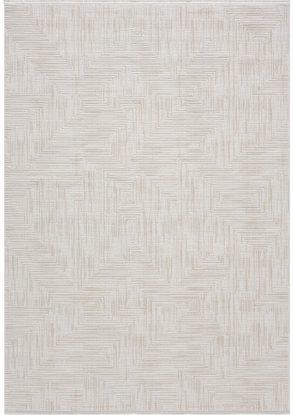 Diva Bej Halı Akrilik Halı Yumuşak Dokulu Salon Oturma Odası Yatak Odası Halısı 0271