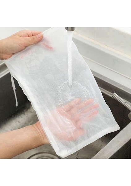 Soya Süt Şarabı Filtre Çanta Fındık Süt Torbası Yoğurt Filtre Net Mutfak Mutfak Yiyecekleri Yeniden Kullanılabilir Naylon Filtre Çantaları Süzgeç S (Yurt Dışından) modelleri