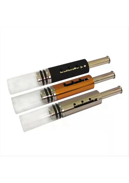 Piston Tipi Cam Sigara Boru Filtresi Geri Çekilebilir Tütün Pipa Ağız Ucu Bitki Tütün Borusu Sigara Borusu Tutucu, Siyah (Yurt Dışından) fiyatları