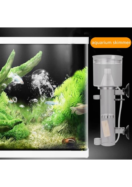 600L/S Mini Akvaryum Deniz Balık Mercan Tankı Dahili Havada Hava Tahrikli Protein Skimmer Ahşap Hava Taşı Tüp (Yurt Dışından) indirimleri