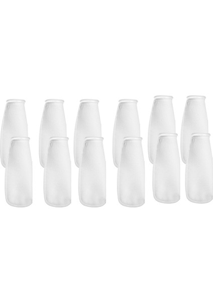 Balık Tankı/salin Akvaryumu Için 12 Paket Filtre Çorabı, 200 Mikrometrelik, Havuz/taşma Için Gölet (Yurt Dışından)