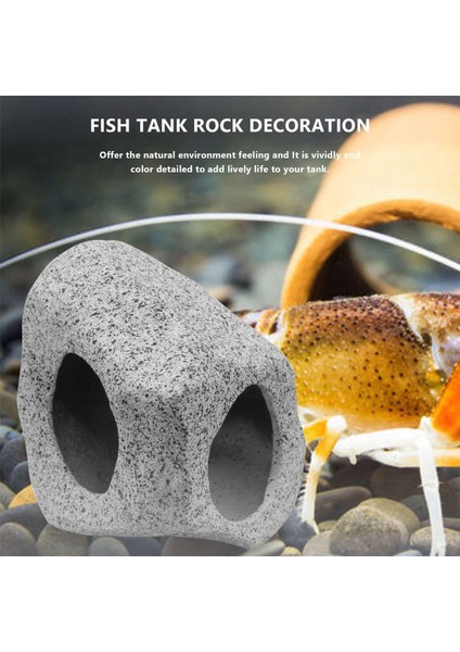 Mağara Akvaryumu Dekorasyon Yetiştirme Barınağı Rock Stone Balık Tank Dekorasyonu (Yurt Dışından) fiyatları