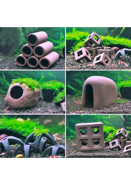 Akvaryum Dekor Balık Karidesleri Barınak Evi Çömlek Scorpion Ev Teneke Kutu Simülasyonu Taş Balık Tankı Dekorasyon Stili 9 (Yurt Dışından) fırsatları