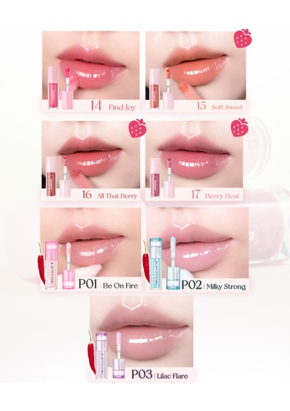 Dudaklara Dolgun ve Işıltılı Görünüm Sunan Gloss Perıpera Ink Glasting Lip Gloss (15 Soft Sweet)