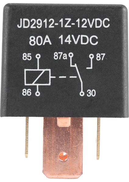 80A Dc 12V 5 Pin Dıy Güç Rölesi Araba Kamyon Araç (Yurt Dışından)