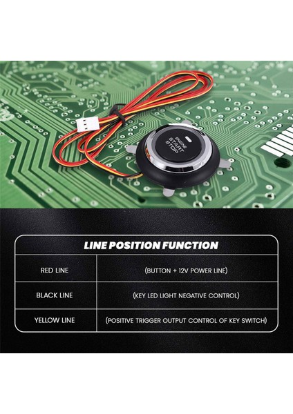 Evrensel Araba Anahtarsız Uzaktan Çalıştırma/durdurma Giriş Düğmesi Araba Parçası (Yurt Dışından) modelleri