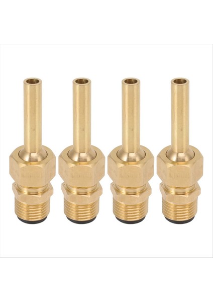 4 Pcs Doğrudan Jet Bakır Su Çeşmesi Nozul, Çeşme Parçaları Su Peyzajı Etkisi G1/2 (Yurt Dışından)