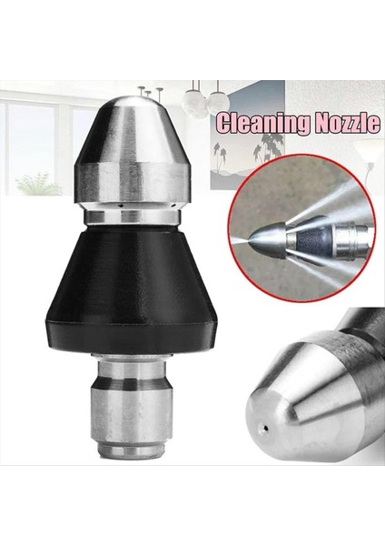 4pcs Kanalizasyon Temizleme Aracı Yüksek Basınçlı Nozul Boru Durgusu Nozul Kanalizasyon Jetter Nozul 1/4 Inç Hızlı Konektör, C (Yurt Dışından) fırsatları