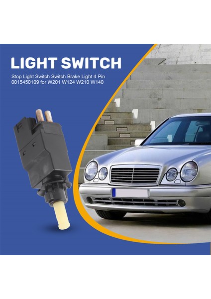 Mercedes Benz W201 W124 W210 W140 Için 4 Pinli Fren Lambası Anahtarı (Yurt Dışından) fırsatları