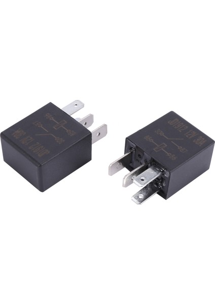 x 30A 12V 4pin Araba Oto Röle Kiti Spst Fan Yakıt Pompası Işık Kornası Için (Yurt Dışından) modelleri