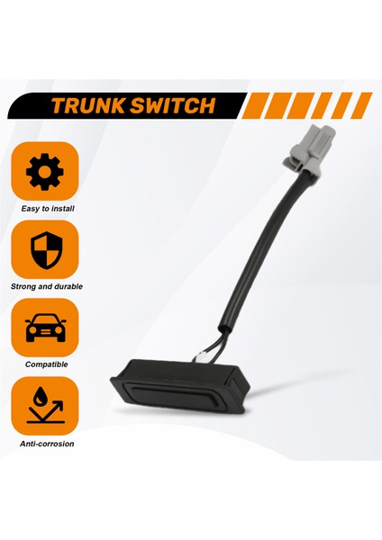 Nissan Qashqai J10 2006-2014 Için Araç Arka Bagaj Anahtarı 90602-JD004 (Yurt Dışından) fırsatları