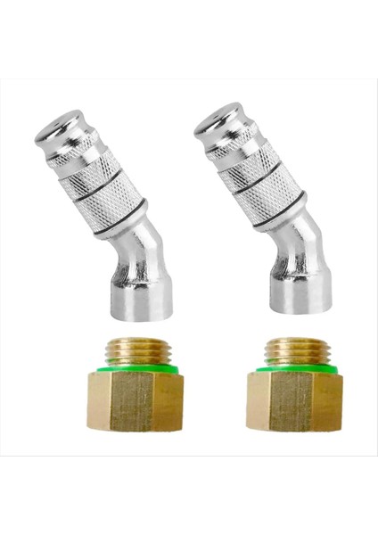 Ayarlanabilir Püskürtücü Nozul Ipuçları 2 Set Yüksek Basınçlı Misting Püskürtme Nozumu 1.5 mm Diyafram (Yurt Dışından)