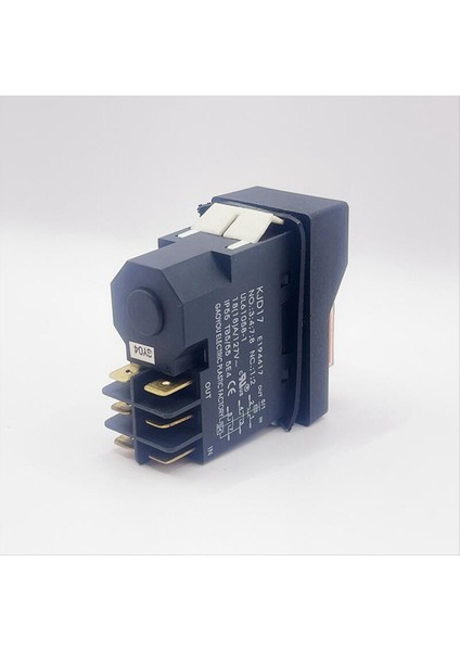 KJD17 6 Pıns Elektromanyetik Başlatma Itme Düğmesi Anahtarları 18A AC127V IP55 Su Geçirmez Ekipman Güvenlik Anahtarı (Yurt Dışından) modelleri