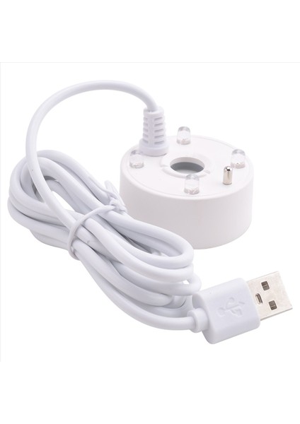 Mist Yapıcı, USB Port 4 Renk LED Işıklar Mini Mister Sis Makinesi, Kapalı Çeşme Bahçesi Havuz Su Sisleyici Atomizer Beyaz (Yurt Dışından) modelleri