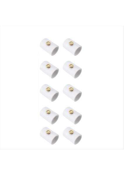10PCS 1/2 Inç Pvc Mist Meme Misting Sistemi Patio Açık Mister Bağlama Pvc Bölünme Bölüm ile Sis Nozul ile (Yurt Dışından)