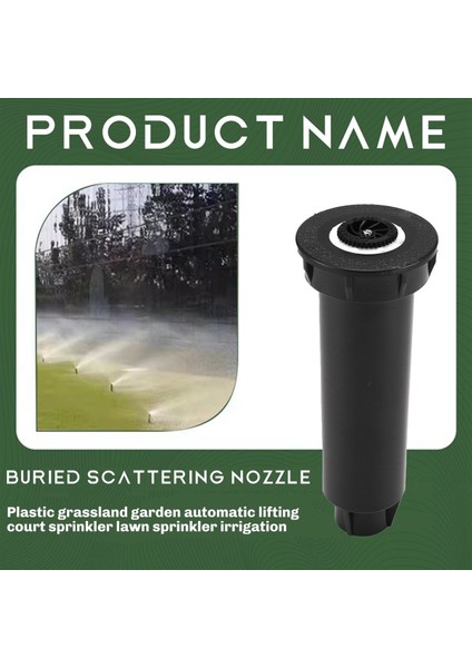 8pcs Profesyonel Pop -Up Sprinkler Otlak/bahçe/çim Sprinkler Sulama Için 3 - 6m Olarak Ayarlanabilir Püskürtme Mesafesi (Yurt Dışından) indirimleri