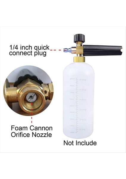 Köpük Topu ve Köpük Üreticisi Için 1.1 mm Delik, Yedek Iplik Nozumu ve Kar Köpük Mızrak Için Örgü Filtresi, 3000 Psi (Yurt Dışından) fiyatları