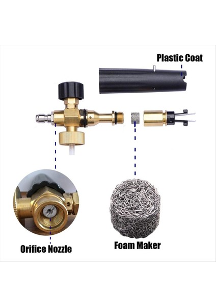 Köpük Topu ve Köpük Üreticisi Için 1.1 mm Delik, Yedek Iplik Nozumu ve Kar Köpük Mızrak Için Örgü Filtresi, 3000 Psi (Yurt Dışından) modelleri
