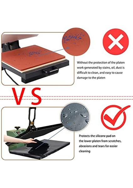 2 Pcs Isı Pres Prensi Sarma Kapağı, Süblimasyonu Korumak Için Isıya Dayanıklı Koruyucu Isı Presleme Makinesi B Beyaz (Yurt Dışından) fırsatları