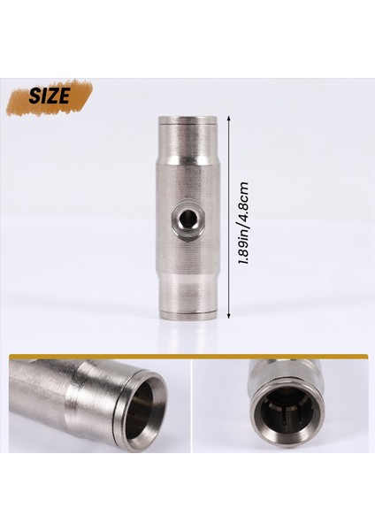 3/8 Inç Sis Soğutma Sistemi Hızlı Bağlantı Eklemi 3/16 Inç Sis Nozul T-Konnektör (20PCS)-(ÇAP: 3/8 Inç, Renk: Tek Nozul) (Yurt Dışından) fırsatları