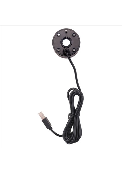 Mist Yapıcı, USB Port 4 Renk LED Işıklar Mini Mister Sis Makinesi, Kapalı Çeşme Bahçesi Havuz Su Fogger Atomizer Siyah (Yurt Dışından)