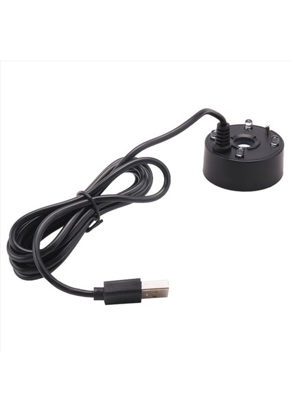 Mist Yapıcı, USB Port 4 Renk LED Işıklar Mini Mister Sis Makinesi, Kapalı Çeşme Bahçesi Havuz Su Fogger Atomizer Siyah (Yurt Dışından) fiyatları