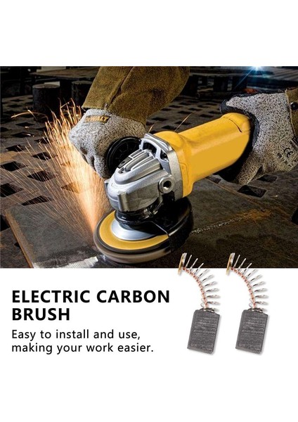 5 Çift Motor Karbon Fırçaları 13MM x 8mm x 5mm Evrensel Güç Aleti Açılı Öğütücü Yörünge Için Yedek Parçalar (Yurt Dışından) fiyatları
