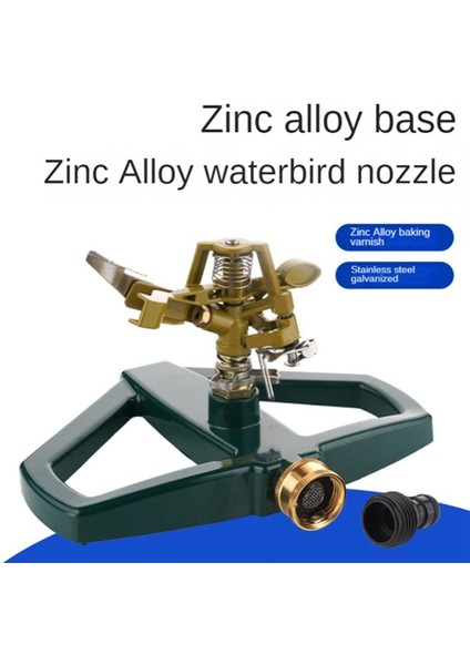 Base ile Etki Sprinkler, Sprinkler Kafası ile Dairesel Sprinkler, Çim Yard Bahçesi Için Bahçe Hortumu Sprinkler Sistemi (Yurt Dışından) indirimleri