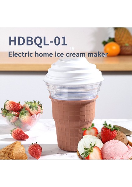 Mini Elektrikli Dondurma Makinesi Dondurma Makinesi Meyveli Yoğurt Makinesi Ev Smoothie Makinesi (Yurt Dışından) fırsatları