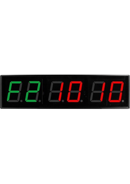 Ekran Spor Salonu Zamanlayıcısı 1,5 Inç Rakamlı Geri Sayım/yukarı Sayım Zamanlayıcısı Boks Döngüsü Aralık Saati Kronometre Fitness Eğitimi Abd Fişi (Yurt Dışından)