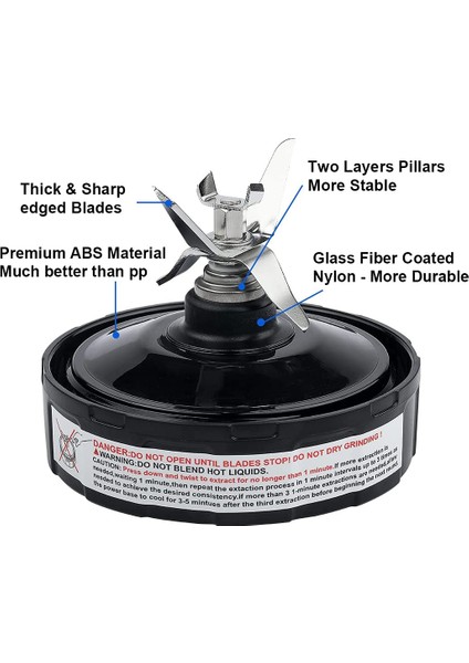 Blender Parçaları Auto Iq Için Pro Çıkarıcı Bıçağı Için 6 Kanatlı Blender Bıçağının Değiştirilmesi (Yurt Dışından) fırsatları