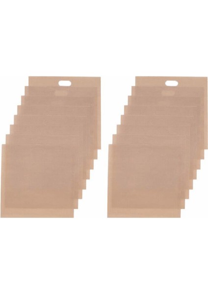 12 Adet Yeniden Kullanılabilir Ekmek Kızartma Makinesi Çantası Yapışmaz Ekmek Pişirme Çantası Sandviç Torbaları Tost Mikrodalga Isıtma Pasta Araçları 16X18CM (Yurt Dışından)