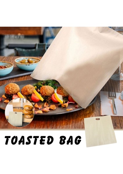 12 Adet Yeniden Kullanılabilir Ekmek Kızartma Makinesi Çantası Yapışmaz Ekmek Pişirme Çantası Sandviç Torbaları Tost Mikrodalga Isıtma Pasta Araçları 16X18CM (Yurt Dışından) modelleri