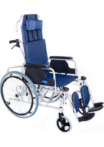 Alüminyum Tekerlekli Sandalye | Sırtı Yatar Ayak Kalkar Ergonomik Tasarım KY954LGC-46