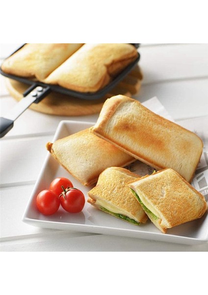Yapışmaz Sandviç Makinesi Demir Ekmek Tost Kahvaltı Makinesi Gözleme Pişirme Barbekü Fırın Kalıp Izgara Kızartma Tavası (Yurt Dışından) fiyatları