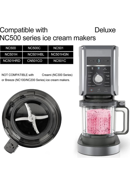 Ninja Creami Deluxe NC501 Serisi Dondurma Makineleri Için Bıçak Değiştirme Aksesuarları, Ninja Creami Için Yedek Parçalar (Yurt Dışından) fiyatları