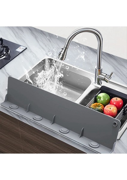 Mutfak Lavabo Tezgahı Sıçrama Koruyucu Silikon Su Sıçrama Koruyucu Vantuzlu Sıçrama Önleyici Bulaşık Yıkama (Yurt Dışından) fırsatları