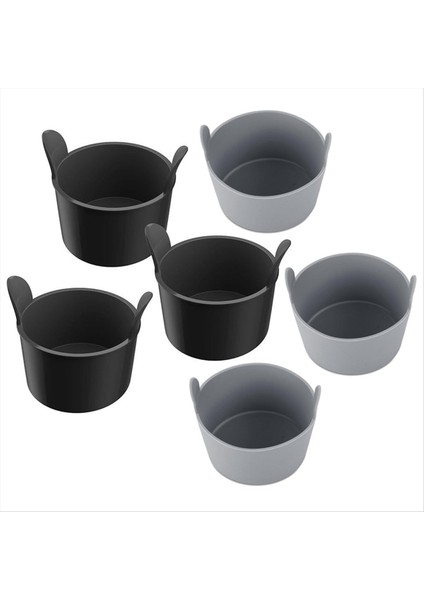 6 Adet Silikon Yumurta Kalıp Hava Fritöz Yapışmaz Silikon Ramekinler Hava Fritöz Yumurta Bardağı Pişirme Pişirme Mutfak Gadget (Yurt Dışından)