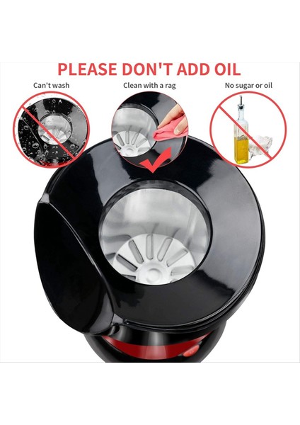 1200W Sıcak Hava Patlamış Mısır Makinesi Otomatik Patlamış Mısır Makinesi Ev Mini Patlamış Mısır Makinesi Abd Fişi (Yurt Dışından) fırsatları