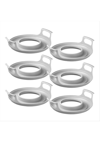 Kulplu Mikrodalga Soğutma, Kaseler Için Mikrodalga Soğuk Taşıma Tepsisi Tabaklar Mikrodalga Yemekler Mikrodalga Kase Tutucu (Yurt Dışından)