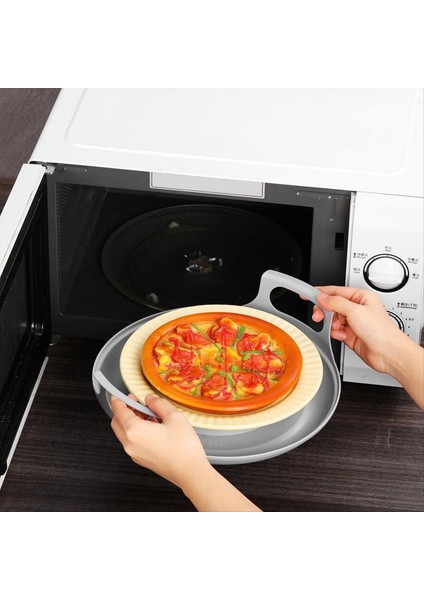 Kulplu Mikrodalga Soğutma, Kaseler Için Mikrodalga Soğuk Taşıma Tepsisi Tabaklar Mikrodalga Yemekler Mikrodalga Kase Tutucu (Yurt Dışından) fırsatları