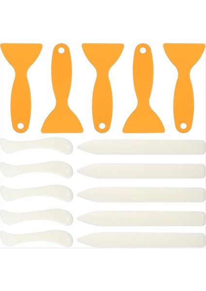 15 Pcs Kemik Klasör Araçları Katlama Kırılma Kağıt Hazırlama Scrapbooking Kağıt-Leathercrafts Için Scraper Aracı Bookbinding (Yurt Dışından)