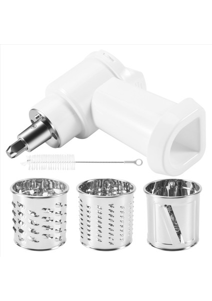 Stand Mikser Için Peynir Dilimleme Parçalayıcı Ataşmanı, Parçalayıcı Aksesuarlarını 3 Bıçakla Değiştirin (Yurt Dışından) fiyatları