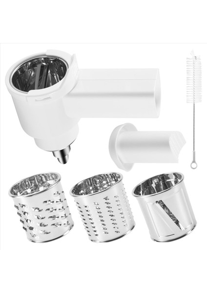 Stand Mikser Için Peynir Dilimleme Parçalayıcı Ataşmanı, Parçalayıcı Aksesuarlarını 3 Bıçakla Değiştirin (Yurt Dışından) modelleri