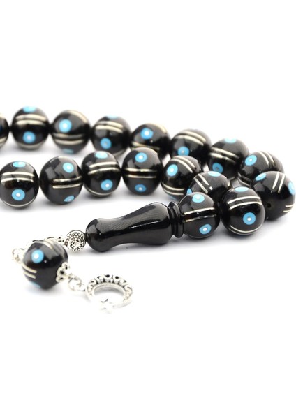 Maskot Mavi Firuze Karpuz Işlemeli oltu Sıkma Tespih indirimleri